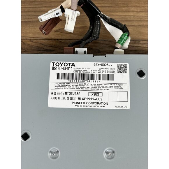 2013- 2020 Toyota Tuner Satellite Radio Sirius XM FACTORY OEM 86180-0E011 - Picture 4 of 6